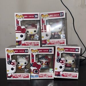 Hello Kitty Team USA Funko Pop Collection
